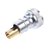 Fossa Brass Threaded Tap Adapter for 1/2" & 3/4" Threaded Taps - Silver (Chrome Finish) - Fossa Home