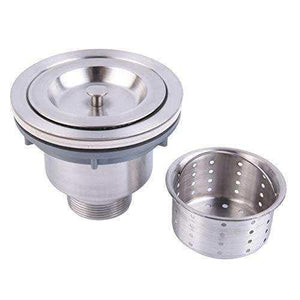 Fossa Stainless Steel Kitchen Sink Drain Waste Coupling 304'' with Under Basket, 4 X 4 - Fossa Home