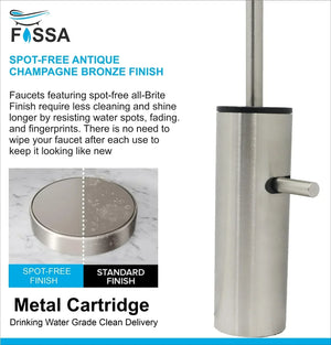 Opera J Bend RO Tap/Faucet Premium Stainless Stee Silver - Fossa Home