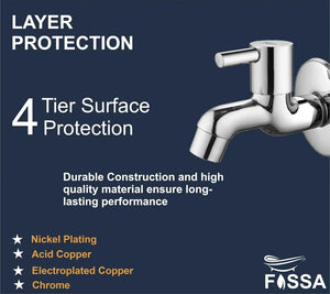 Orbit Brass Faucet Bib Cock Tap (Short Body) - Fossa Home