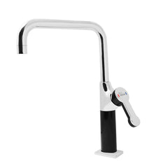 Fossa Italian 15" inch Commercial Single Handle Kitchen Sink Faucet Mixer with Pot Filler in Spot Free Brass/Chrome (Black) Finish, KSM-MB501 Fossa Home