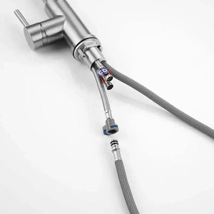 Fossa Pull-Out Kitchen Tap 360° Swivel Range Sink Mixer Tap Single Lever Mixer Tap for Kitchen Sink ( Light Weight) Fossa Home