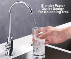 Fossa RO Tap Kitchen Water Filter Faucet, 100% Lead-Free Drinking Water Faucet Stainless Steel 304 Body Chrome Finish (Chrome) - Fossa Home