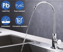 Fossa RO Tap Kitchen Water Filter Faucet, 100% Lead-Free Drinking Water Faucet Stainless Steel 304 Body Chrome Finish (Chrome) - Fossa Home