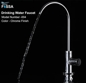 Fossa RO Tap Kitchen Water Filter Faucet, 100% Lead-Free Drinking Water Faucet Stainless Steel 304 Body Chrome Finish (Chrome) - Fossa Home