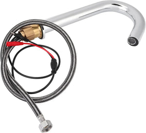 Touchless Bathroom Sink Faucets Automatic Induction Sensor Water Faucet Infrared Single Cold Tap with Control Box - Fossa Home