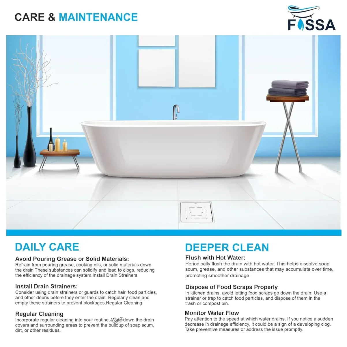 Lifestyle floor drains