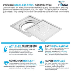 heavy matrials floor drain