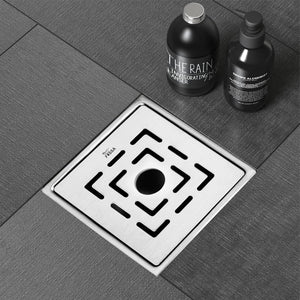 Hole with floor drain