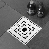 Hole with floor drain