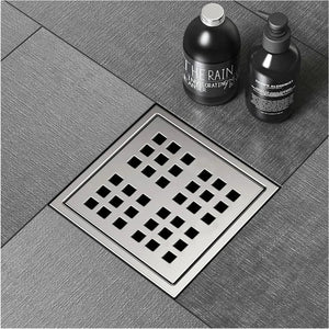 Square floor drain lifestyle