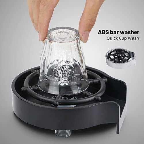 Kitchen Sink Glass Rinser with Heavy ABS Body - Fossa Home