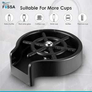 Kitchen Sink Glass Rinser with Heavy ABS Body - Fossa Home