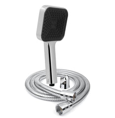 Fossa Alpha Wave Hand Shower – Handheld Shower Head with 2 Spray Modes, ABS Body, | Chrome Finish for Modern Bathrooms only hand shower - Fossa Home