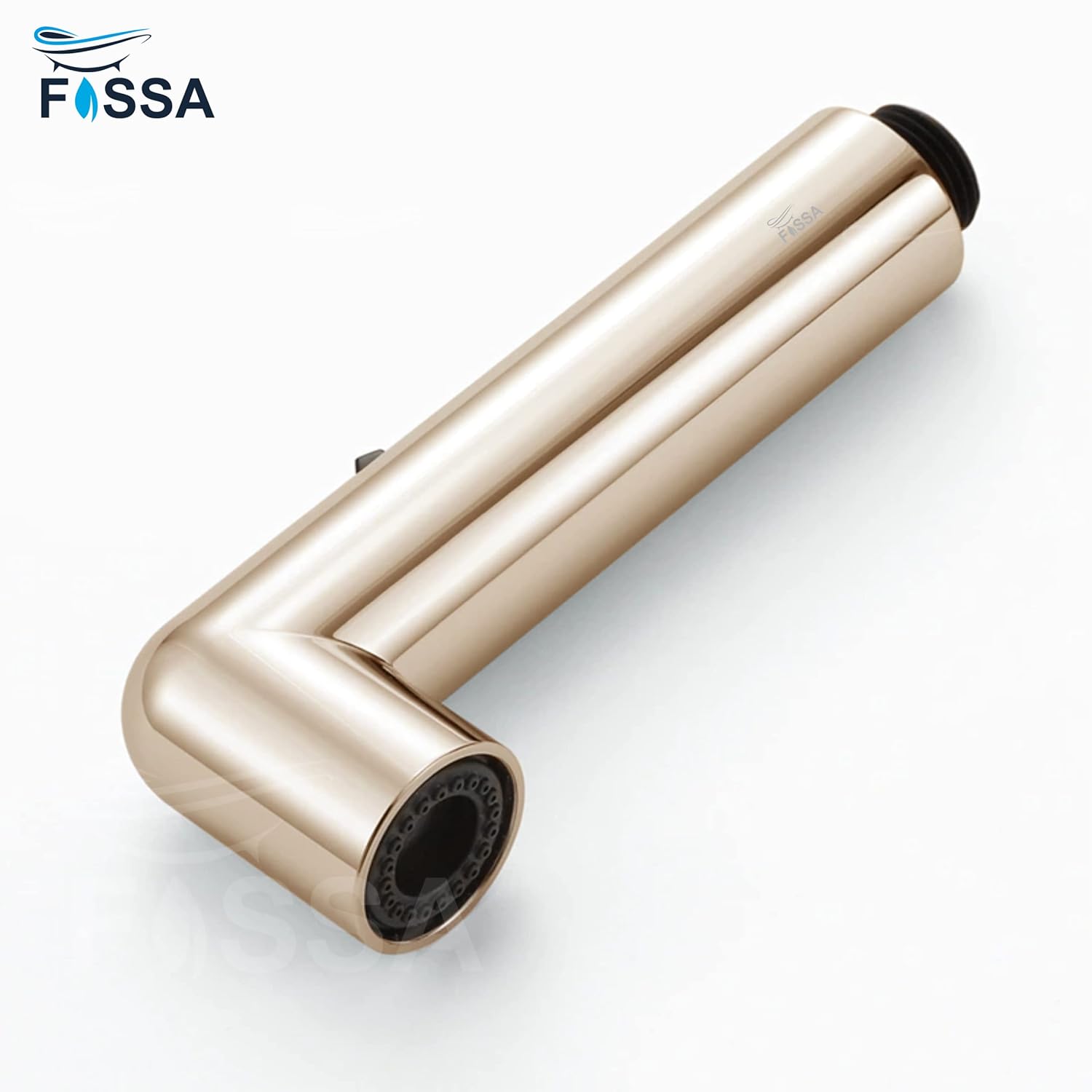 Fossa Magnetic ABS Health Faucet for Toilet and Bathroom – Health Faucet with Stainless Steel1 Meter Hose Pipe & Magnetic Holder | Rose Gold - Fossa Home