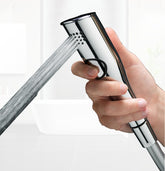 Fossa Italian Heath Faucet Handheld Bidet Sprayer for Toilet, Cloth Diaper Sprayer for Toilet, Health Faucet with 1 Mtr Hose Pipe,Hook (Chrome Finish) Fossa Home