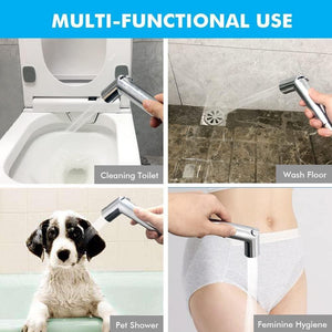 Fossa Stady Handheld Bidet Sprayer Head for Toilet Baby Cloth Diaper Sprayer with Adjustable Water Pressure Switch Spray Attachment for Bathing Pets Shower Fossa Home