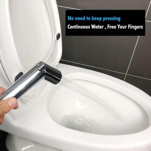 Fossa Stady Handheld Bidet Sprayer Head for Toilet Baby Cloth Diaper Sprayer with Adjustable Water Pressure Switch Spray Attachment for Bathing Pets Shower Fossa Home