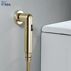 Fossa Magnetic Health Faucet With Magnetic Holder/Bidet Sprayer for Toilet and Bathroom/Jet Spray Gold Fossa Home