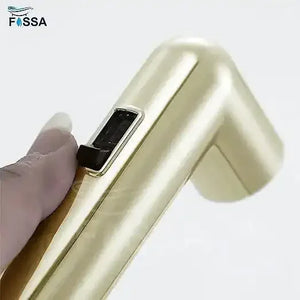 Magnetic Gold ABS Health Faucet with 1 Meter 304-Grade SS Hose Pipe & Hook - Fossa Home