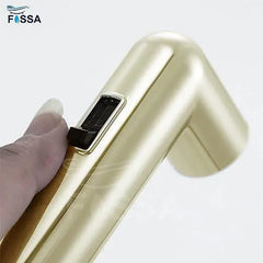 Fossa Magnetic Health Faucet With Magnetic Holder/Bidet Sprayer for Toilet and Bathroom/Jet Spray Gold Fossa Home