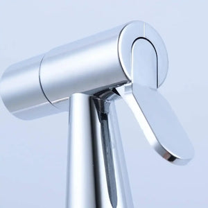 Firo Silver ABS Health Faucet with 1 Meter 304-Grade SS Hose Pipe & Hook - Fossa Home