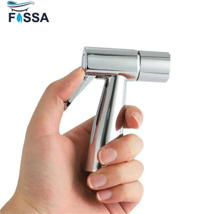 Firo Silver ABS Health Faucet with 1 Meter 304-Grade SS Hose Pipe & Hook - Fossa Home