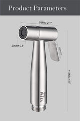 Fossa Hand Held Bidet Sprayer Premium Stainless Steel Sprayer Shattaf - Bidet spray head for Toilet, Hand Bidet Sprayer for Toilet Fossa Home