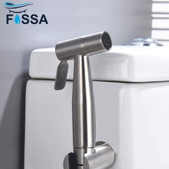 Fossa Hand Held Bidet Sprayer Premium Stainless Steel Sprayer Shattaf - Bidet spray head for Toilet, Hand Bidet Sprayer for Toilet Fossa Home