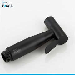 Fossa Hand Held Bidet Sprayer Premium Stainless Steel Sprayer Shattaf - Bidet Spray Head for Toilet, Hand Bidet Sprayer for Toilet Black Fossa Home
