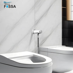 Fossa Magneto Health Faucet/Bidet Sprayer for Toilet and Bathroom with 1 Mtr Hose Pipe and Magnet Holder (Silver) HF-1922 Fossa Home