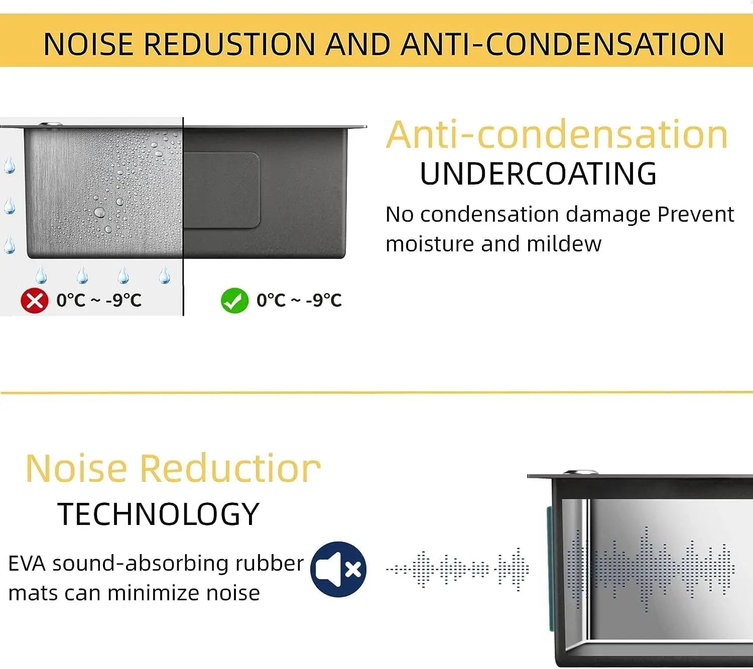 Fossa 24"x18"x10" Inch Single Bowl Tap Hole 304 Grade With Soap Dispenser Stainless steel Handmade Kitchen Sink ( Silver ) Fossa Home