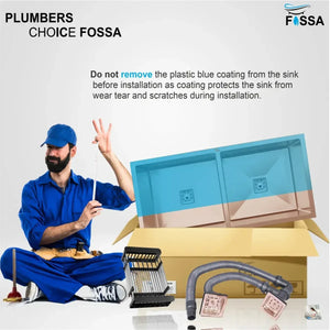 304 Handmade (45x 20x 10) Inch Double Bowl Rose gold Stainless Steel Kitchen Sink - Fossa Home