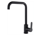 Fossa High Pressure Kitchen Faucet 360° Swivel, Stainless Steel Kitchen Faucet, Kitchen Mixer Tap with High L Bend Spout-257mm (Black) Fossa Home