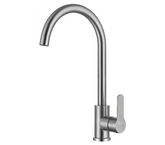 Fossa High Pressure Kitchen Faucet 360° Swivel, Stainless Steel Kitchen Faucet, Kitchen Mixer Tap with High Spout-257mm (Silver) Fossa Home