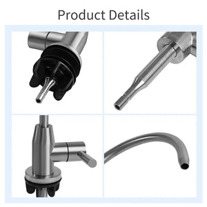 RO Tap/Faucet Premium Stainless Steel Chrome Finish - Fossa Home