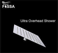 Fossa 4X4 Inch Rain Shower - Fossa Square High Pressure Shower Head Made of 304 Stainless Steel (Chrome Finish) Fossa Home