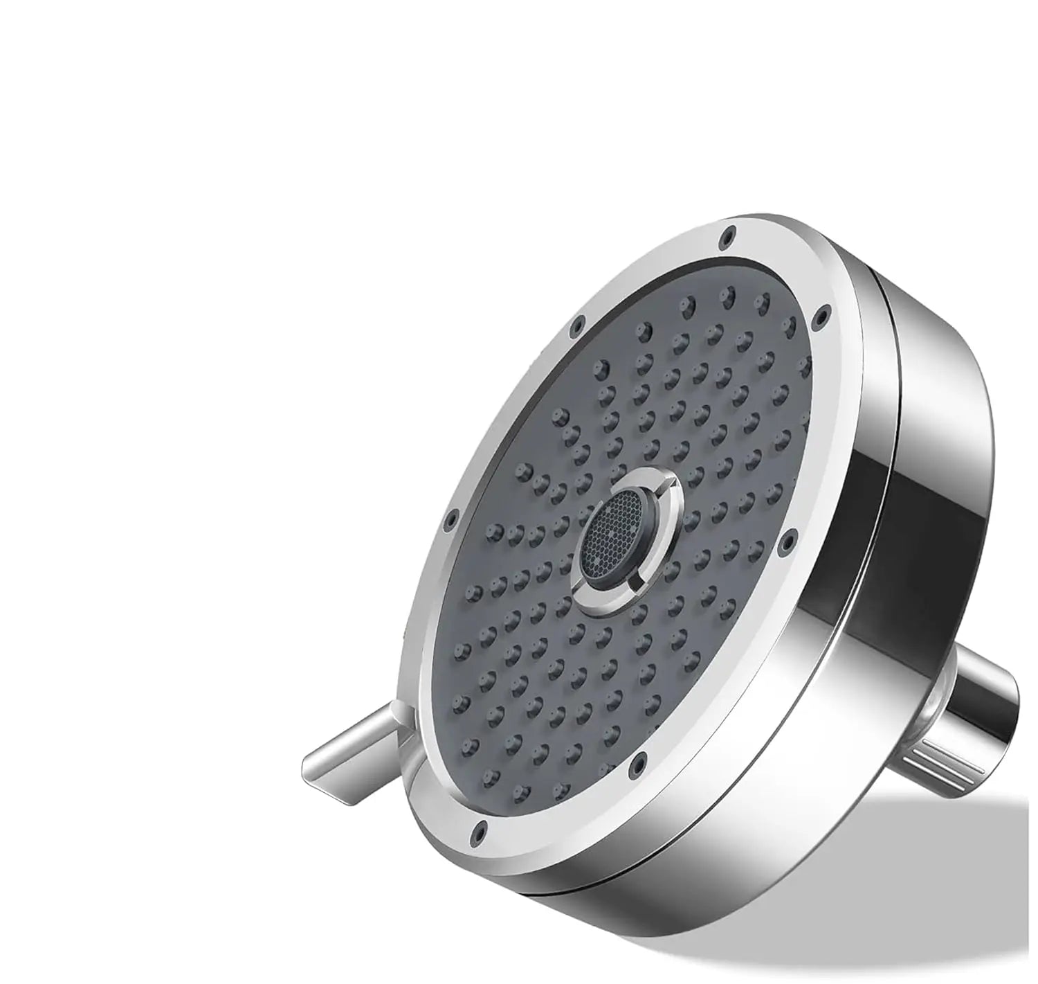 Fossa 5"x 5" Wondra 3-Spray Multifunction Overhead Shower Without Arm Wall-Mount Chrome Finish Fossa Home