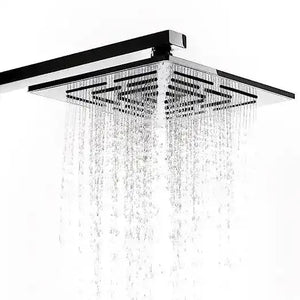 Amaze (6x6 Inches) Stainless Steel Silver Finish Overhead Shower Without Arm - Fossa Home