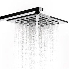 Fossa 6x6 Inch Rainfall Shower Head Fixed Shower Head 304 Stainless Steel Rain Showers Overhead Wall Mounted, Without Arm OHSC-001 Fossa Home