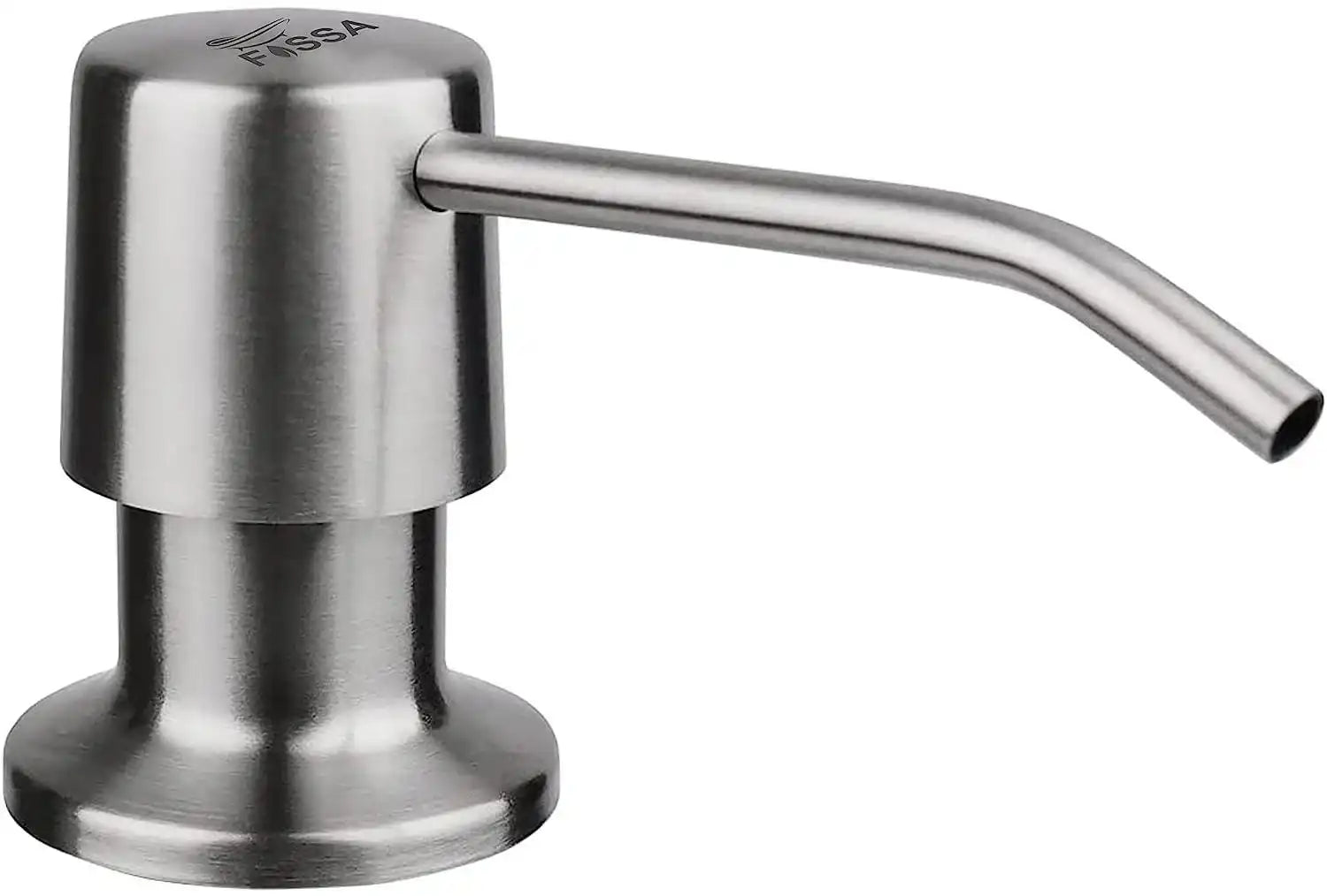 Fossa Soap Dispenser for Kitchen Sink Stainless Steel Built in Sink Soap Dispenser with Refillable Bottle 300ml Capacity Brushed Nickel - Fossa Home