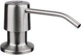 Fossa Soap Dispenser for Kitchen Sink Stainless Steel Built in Sink Soap Dispenser with Refillable Bottle 300ml Capacity Brushed Nickel - Fossa Home