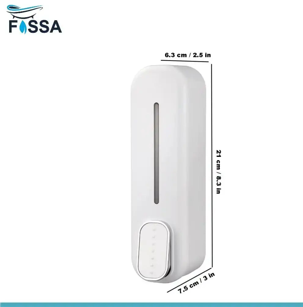 Fossa Soap Dispenser Wall Mounted, 350ml Manual Shower Gel Shampoo Sanitizer Dispenser Holder SD-003 - Fossa Home