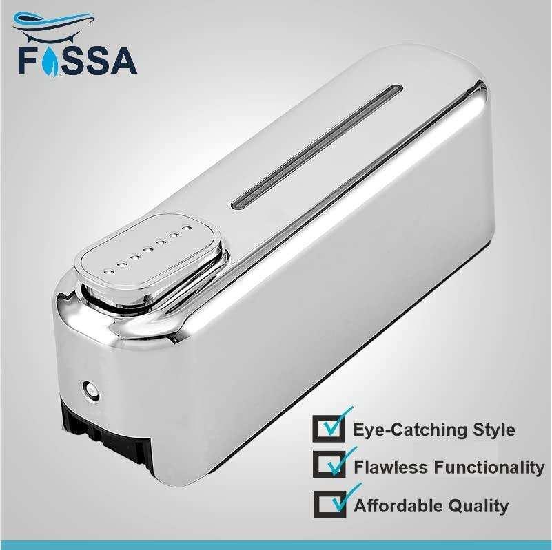 350 ml Wall Mounted Silver manual Soap Dispenser - Fossa Home