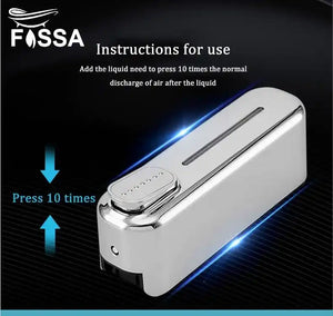 Fossa Soap Dispenser Wall Mounted, 350ml Manual Shower Gel Shampoo Sanitizer Dispenser Holder SD-004 - Fossa Home