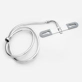 Fossa Stainless Steel Multi Jet Spray with Heavy PVC Hose Pipe 1.5 Mtr for Toilet | Built-in Installation Type Toilet Seat/Commode Spray - Rust-Free, Durable - Fossa Home