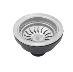 Fossa 4.5" Inch Sink Round Coupling, Stainless Steel Kitchen Sink PVC Coupling Matte Finish (Silver) - Fossa Home