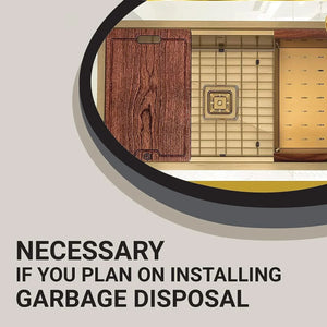 Fossa Stainless Steel Waste Coupling For Kitchen Sinks (Gold) - Fossa Home