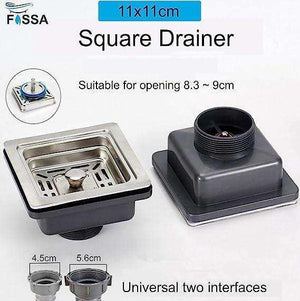 Fossa Stainless Steel Waste Coupling For Kitchen Sinks ( Silver ) - Fossa Home