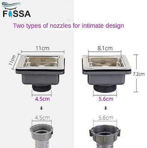 Fossa Stainless Steel Waste Coupling For Kitchen Sinks ( Silver ) - Fossa Home